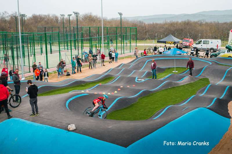 Competición de pumptrack en Becerril de la Sierra