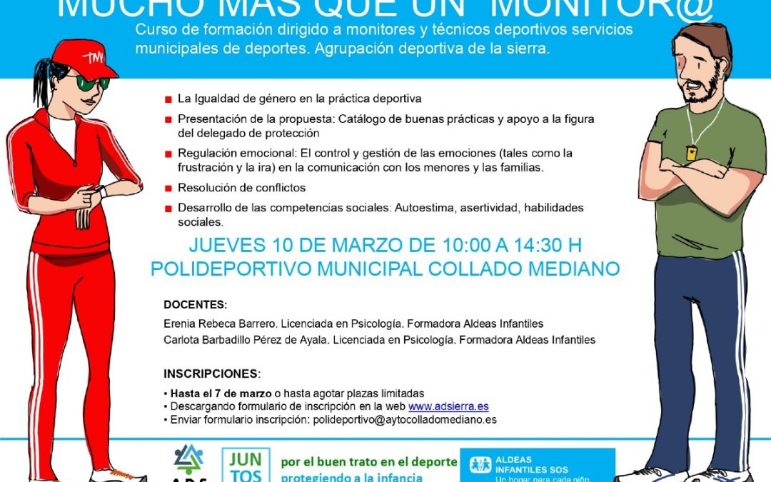 Últimos días para inscribirte al curso de ADS y Aldeas Infantiles: Mucho más que un monitor@