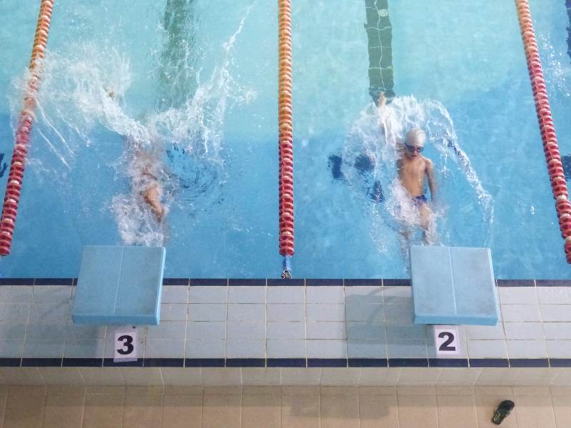 Competición ADS de natación en Galapagar el 19 de marzo